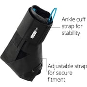 Ossur FormFit Ankle Brace with Speedlace & Figure 8 Straps | Single Pull Closure & Removable Semi-Rigid Stays | Ankle Immobilization Post Injury or Prophylactic Use | Durable Material | Large