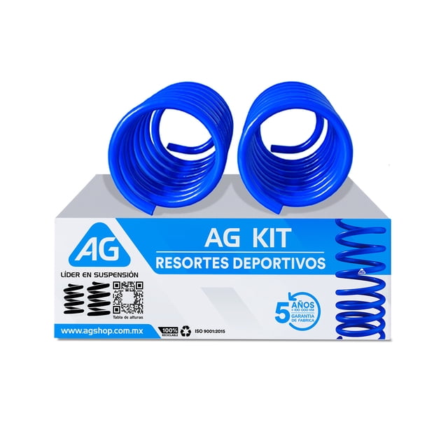 Resortes AG Kit para Auto Delanteros para Volkswagen Atlantic 1980 a 1987 2 Piezas Nuevos