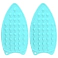thumbnail image 1 of 2pcs Thicken Silicone Iron Hot Protection Rest Pad Mat Waterproof Surface Iron Stand Mat Antiskid Ironing Pad Insulation, 1 of 8