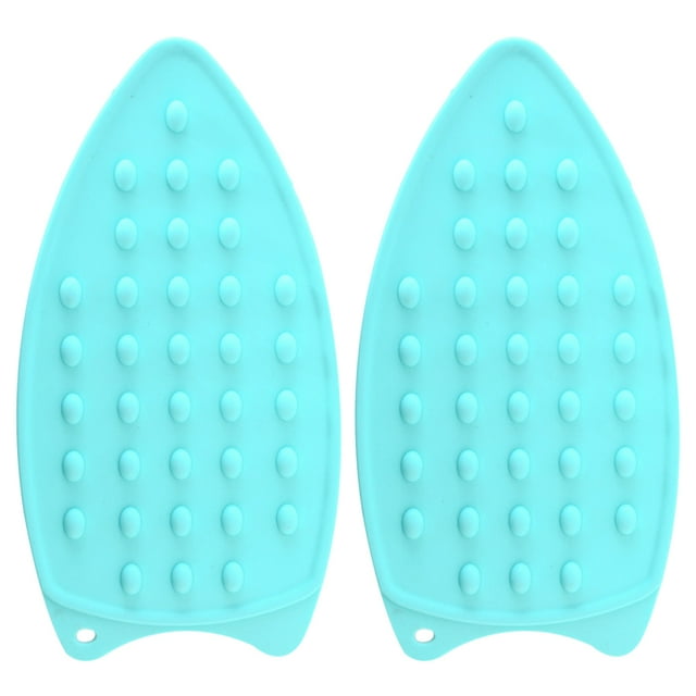 2pcs Thicken Silicone Iron Hot Protection Rest Pad Mat Waterproof Surface Iron Stand Mat Antiskid Ironing Pad Insulation