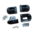 thumbnail image 4 of YWMJZEU 4Pcs Folding Lap Desk Leg Brackets, Foldable Laptop Table Leg Connector, Folding With Screws, 4 of 9