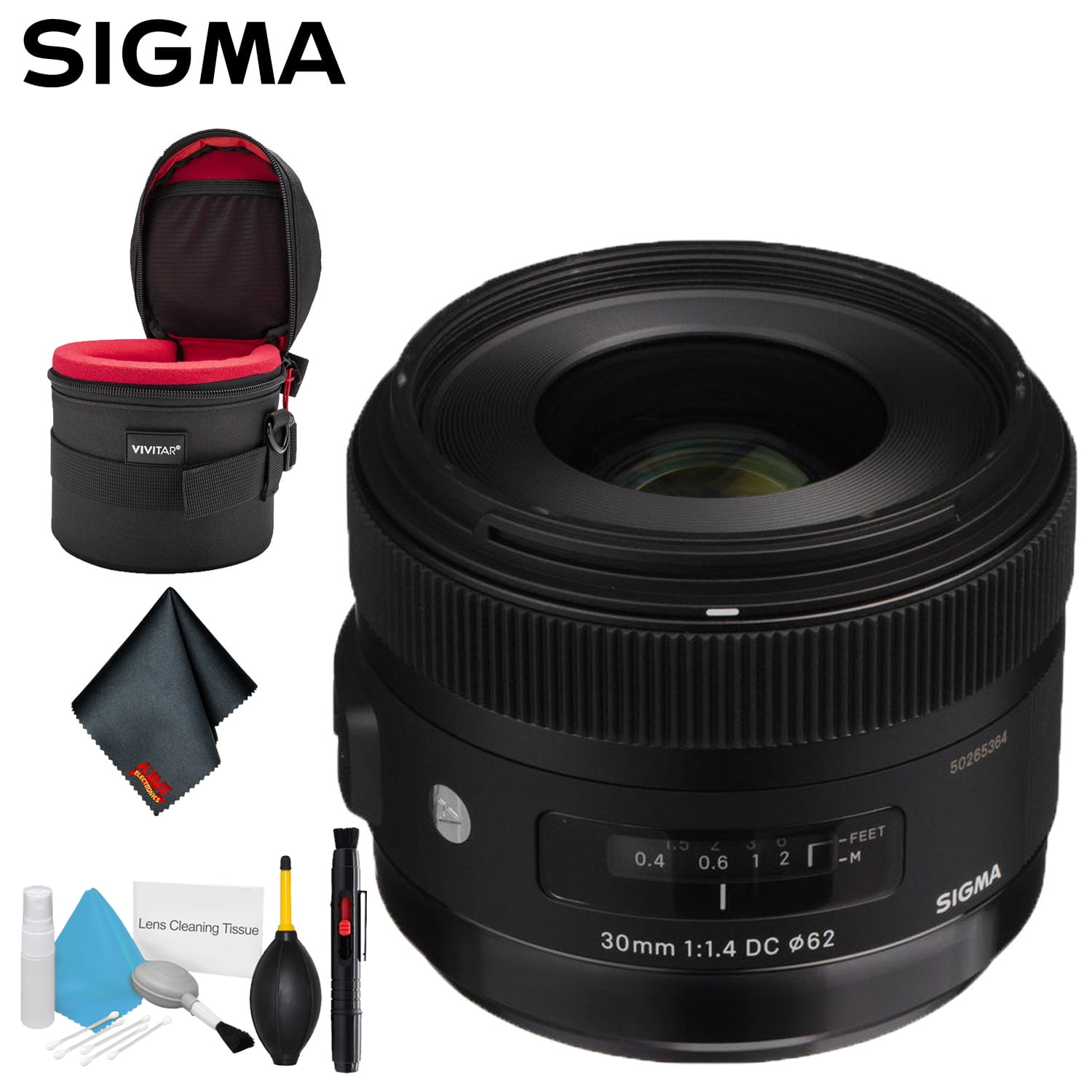 Sigma 30mm f/1.4 DC HSM Art Lens for Sony Deluxe Kit - Walmart.com