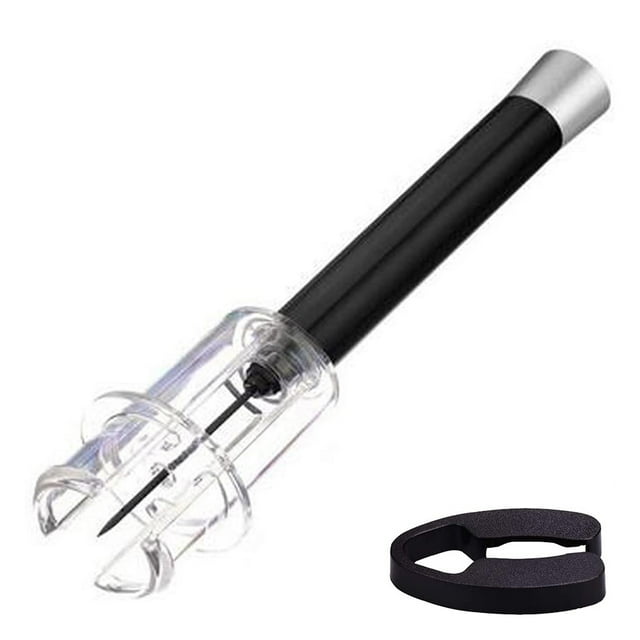 Juego de abridor de vino con bomba de presión de aire, juego de regalo con abridor de botellas de vino con cortador de papel de aluminio, vertedor de vino y tapón de vino para beber, fiesta Xemadio 2034185-1