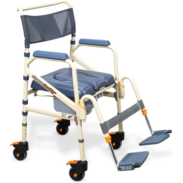 SolutionBased 100 Aluminum Folding Travel Shower Chair No Tools
