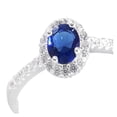 thumbnail image 5 of Anillo solitario Horoz Plata 925 con piedra azul churumbela #7 WP28, 5 of 5