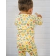 thumbnail image 5 of Pijama moimoln de algodón suave modal para bebés pequeños, amarillo 8, 5 of 5