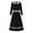 Black, variant on Coerni Toddler Girls Muslim Arab Dresses Long Sleeve Kids 𝐈slamic Long Dress A Line Birthday Wedding Loose Casual Lapel