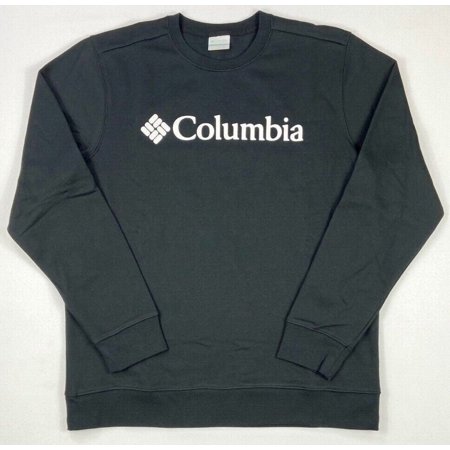 Columbia Men's Trek Crew Sweatshirt Black Size Large