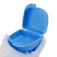 thumbnail image 3 of Unique Bargains 1 Pce Boîte de Rangement Réutilisable pour Appareils Dentaires Bleu, 3 of 5