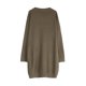 thumbnail image 1 of Vestido tipo Suéter de Punto Gibobby Manga Larga Cuello Redondo con Botones para Mujer Otoño/Invierno Caqui M, 1 of 5