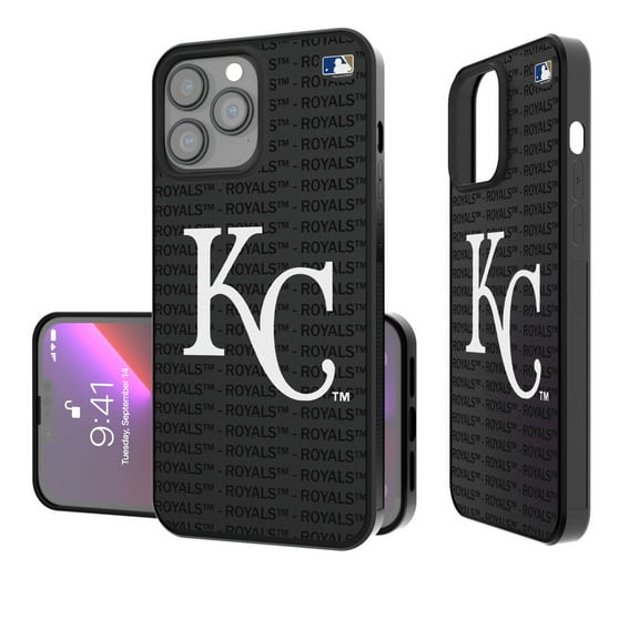 Kansas City Royals iPhone Text Backdrop Design Bump Case
