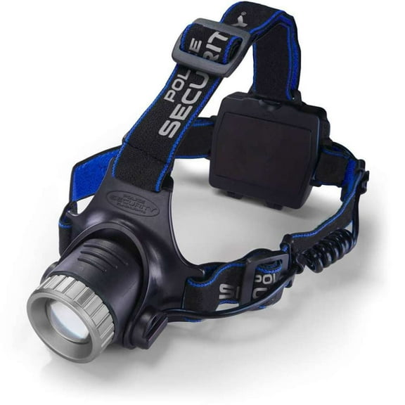 Police Security Elite Blackout Headlamp - 615 Lumen - 7 Hour Battery Life