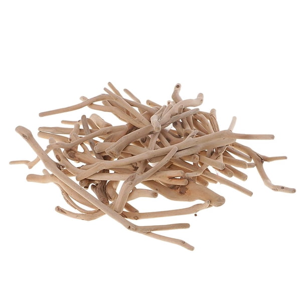 Palitos pequeños de madera flotante de 125 g para portavelas votivo hecho a mano 80-190mm