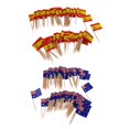 thumbnail image 1 of Bandera palillos decorativos,Palillos de madera de madera decorativos,Bandera palillos de dientes fiesta de alimentos decoraciones,Bandera palillos de dientes decoraciones de pastel,Bandera de Macarena Bandera palillos decorativos, 1 of 8