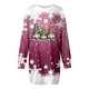 thumbnail image 4 of Vestidos Casuales Para Mujer 派对 Vestido Casual de Manga Larga Con Cuello Redondo y Estampado Navideño de Moda de Otoño E Invierno Para Mujer, 4 of 4