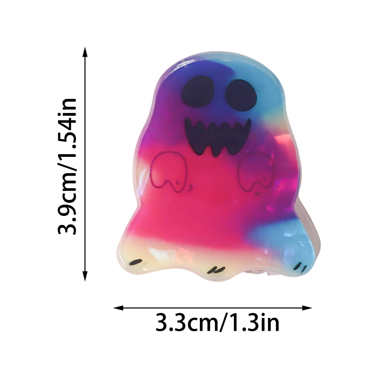 Halloween Hair Clips for Women Girls Cute Pumpkin Ghost Hair Claw Clips for Thin/Thick Hair Acrylic Hair Accessorie for Dance,Halloween Outfits Themed Parties Fall Hair Clips Halloween Gifts