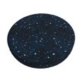 thumbnail image 2 of Round Bar Stool Seat Covers, Night sky blue nebula stars Elastic Round Chair Cover Stool Seat Slipcover Bar Stool Cushions Round Pad for 12-14 inch, 2 of 7