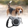 thumbnail image 6 of Unique Bargains 1 Pc Retractable Pet Leash Ergonomic Dog Leash for Pet 118.11" Black Gray, 6 of 6