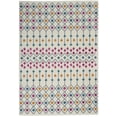 thumbnail image 1 of homeroots home decor 385789 4’ x 6’ Ivory Jewels Geometric Area Rug, 1 of 1