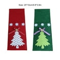 thumbnail image 1 of tredstone 4 Pieces/Set Christmas Tree Dinnerware Holder Bag Cutlery Storage Pouch Decoration Organizer Fork Spoon Festival Party Red, 1 of 8