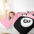 thumbnail image 3 of Erosebridal Leopard 8 Ball Lucky Twin Comforter Sets, Sport Bedding Set for Girls and Boys, Pink Reversible 2 Pieces, 1 Comforter and 1 Pillowcase, 3 of 6