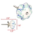 thumbnail image 2 of Unique Bargains Nickel Hand Painted Ceramic Cabinet Knob, 2 of 7