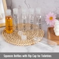 thumbnail image 2 of Travel Bottles for Toiletries 6 PCS 3.4oz/100ml Travel Size Containers Plastic Lotion Bottles TSA Approved Leak Proof Squeeze Bottles with Flip Cap for Toiletries, Shampoo & Lotion(Clear), 2 of 12