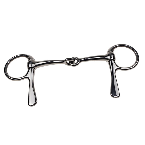 Mors De Cheval En Acier Inoxydable – Taille Bouche 12.5cm, Joues 10.8cm – Pour équitation, Compétition, Entraînement