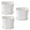 A, variant on Riforla Pots for with Saucers Indoor Set of 3 Planters Modern Flower Pot with Hole for All House Herbs Flowers and Seeding Nursery Flower Pots A
