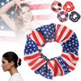 thumbnail image 5 of Élastiques pour Cheveux de la Fête de l'Indépendance Patriotiques pour Filles, Élastiques Festifs pour Queue de Cheval Rouges, Blancs et Bleus, 5 of 5