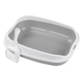 thumbnail image 3 of 15×12'' Medium Open Cat Litter Box With Scoop Durable Anti-Splashing Kitty Litter Pan Leak Proof Cat Toilet Potty Pan, 3 of 5