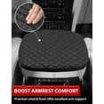 thumbnail image 3 of KBH Center Console Cover for Cadillac Escalade 2007-2014, Armrest Lid Protective Cover for Car Interior Accessories, 3 of 7