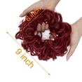 thumbnail image 3 of Pony Tail Hair Extension Bun Big Wave Curls Hairpiece Wrap Chignon Scrunchie Synthetic Hair for Women, 3 of 8