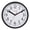 Black, variant on La Crosse Clock 8 inch Basics Silver Analog Quartz Wall Clock, 404-3020S
