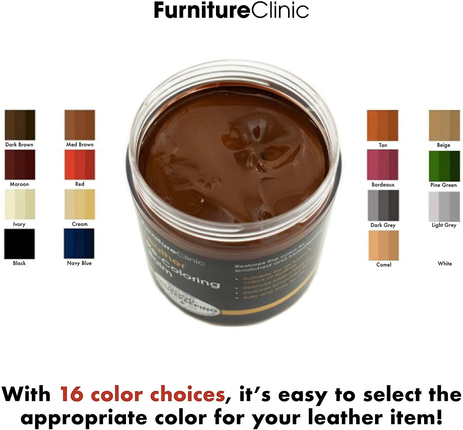 Furniture Clinic Leather recolouring balm Navy Blue Max 86 OFF