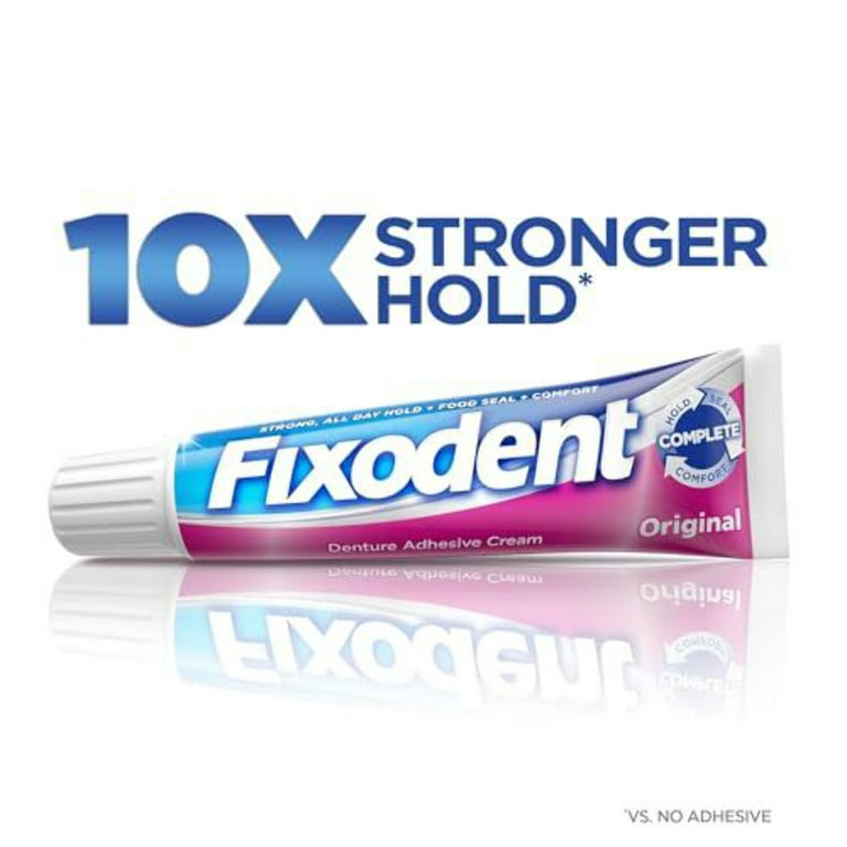 Fixodent Denture Adhesive Cream, Original - 0.75 oz tube