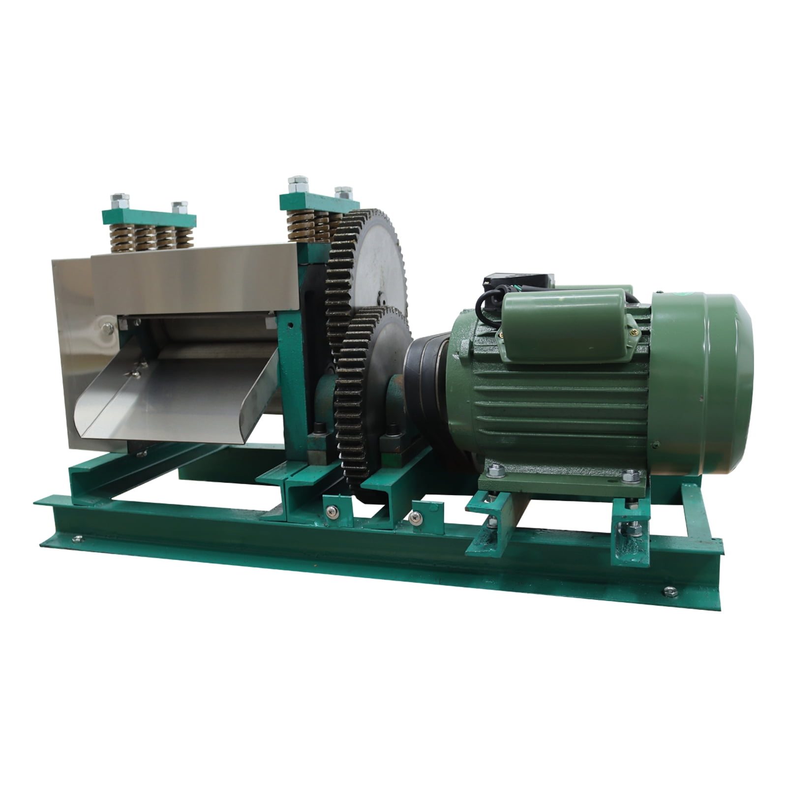 Industrial 3 Rollers Electric Sugarcane Juicer Stainless Steel Sugar Cane Press Juice Machine 220V 3500W