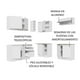 thumbnail image 4 of Cocina Integral Completa Esquinera Madesa Glamy 349cm Blanco, 4 of 11