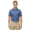 thumbnail image 6 of Birdie Bound Men's and Big & Tall Men's Liberty Donuts Print Polo Golf Shirt, Sizes XS-4XLT, 6 of 6