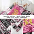 thumbnail image 2 of 60th Birthday Gifts for Women Blanket Gifts Throw Blanket 60th Birthday Decorations 60th Birthday Unique Gifts Birthday Presents for Her Wife Mum Women Soft Flannel Blanket 50"x60", 2 of 6