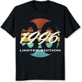 thumbnail image 2 of 100% Cotton 1996 Limited Edition Vintage Birthday Gift For Women Men Retro Unisex T-Shirt, 2 of 5