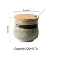 thumbnail image 3 of Japanese Sugar Bowl With Lid, Retro Ceramic Storage Jar,200ml(7oz) Small Sugar Pot, Sugar Container Spice Jar, For Coffee Bar, Restaurant, Home-e-200ml 7oz, 3 of 7