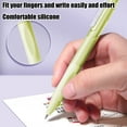 thumbnail image 4 of 5 Piece Push Button Ballpoint Pen Set, Retractable Ink Pen, Quick-drying Ink, 0.5mm Tip + Large Capacity, Ergonomic Design, for College & Office Use, Smooth Writing, Ink, Lightweight, 4 of 9