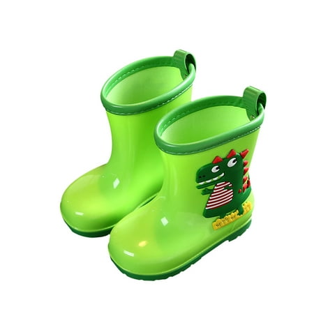 

Alexsix Cartoon Rain Boots For Kids Medium Top Soft Rain Shoes For 1-6 Years Old Waterproof Seamless Antislip