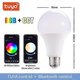 thumbnail image 3 of Bombilla LED inteligente con Bluetooth, lámpara de control, luz LED RGB, regulable, 10 W, RGB, CCT, 3 of 5