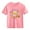 Pink, variant on Piuwrlz Girl Graphic Shirts Tops Girls Short T-Shirts Sleeve Cotton Pullover Black Size 5 Years