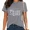 A-Grey, variant on Women's Retro Christian Graphic T-Shirt Groovy Bible Verse Faith Typography Tee Black, L