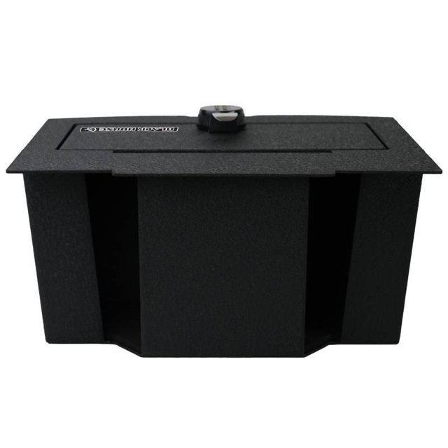 Black Horse Offroad Console Security Insert ASDR03 With 4 Digit Combination Lock; Powder Coat; Black; Steel