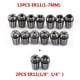 thumbnail image 4 of 15PCS ER11 Collet Set, Spring Collet Chuck, CNC Spindle Collet, 65Mn Spring Steel Replacement Collet, 4 of 5