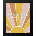 thumbnail image 2 of Straatsma, Leah 15x18 Black Modern Framed Museum Art Print Titled - Shine Love Light, 2 of 5